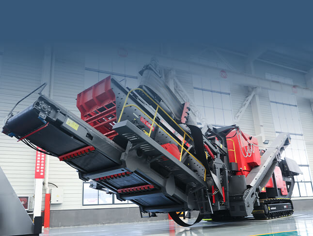 履帶式移動(dòng)破碎站