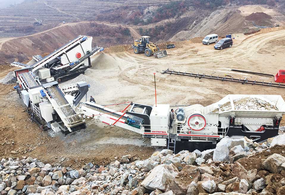 履帶式移動(dòng)破碎站