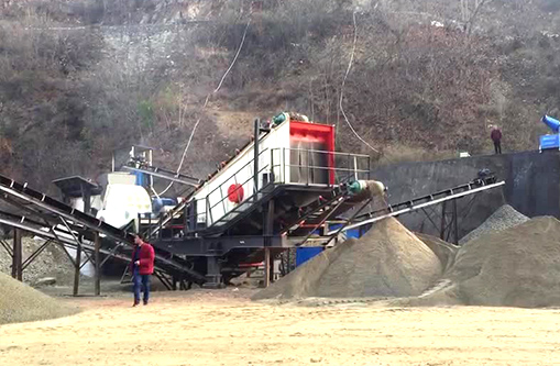 HX粗破輪胎系列移動破碎站案例