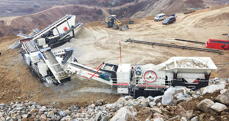 HX系列移動破碎站案例