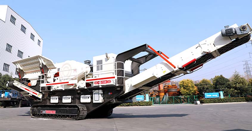 履帶式移動(dòng)破碎站