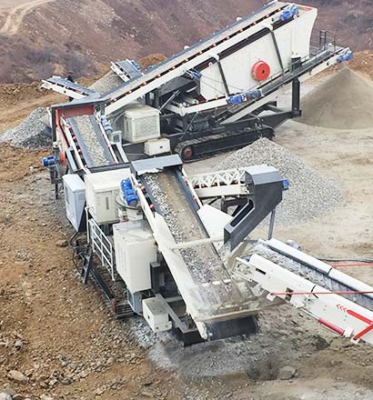 履帶式移動(dòng)破碎站