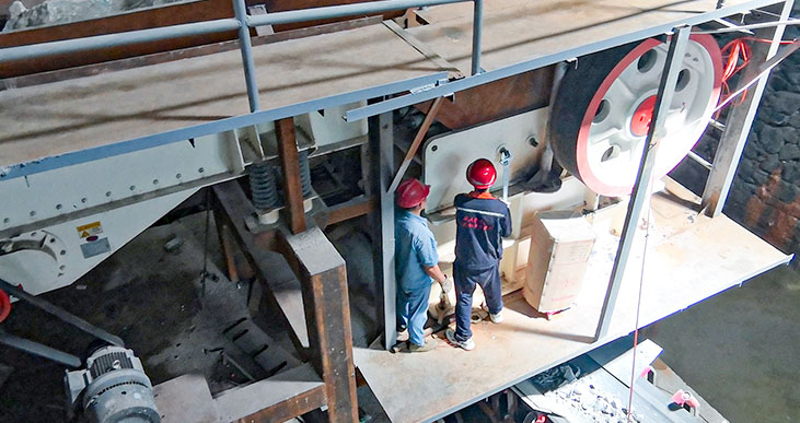 HD德版顎式破碎機(jī)案例